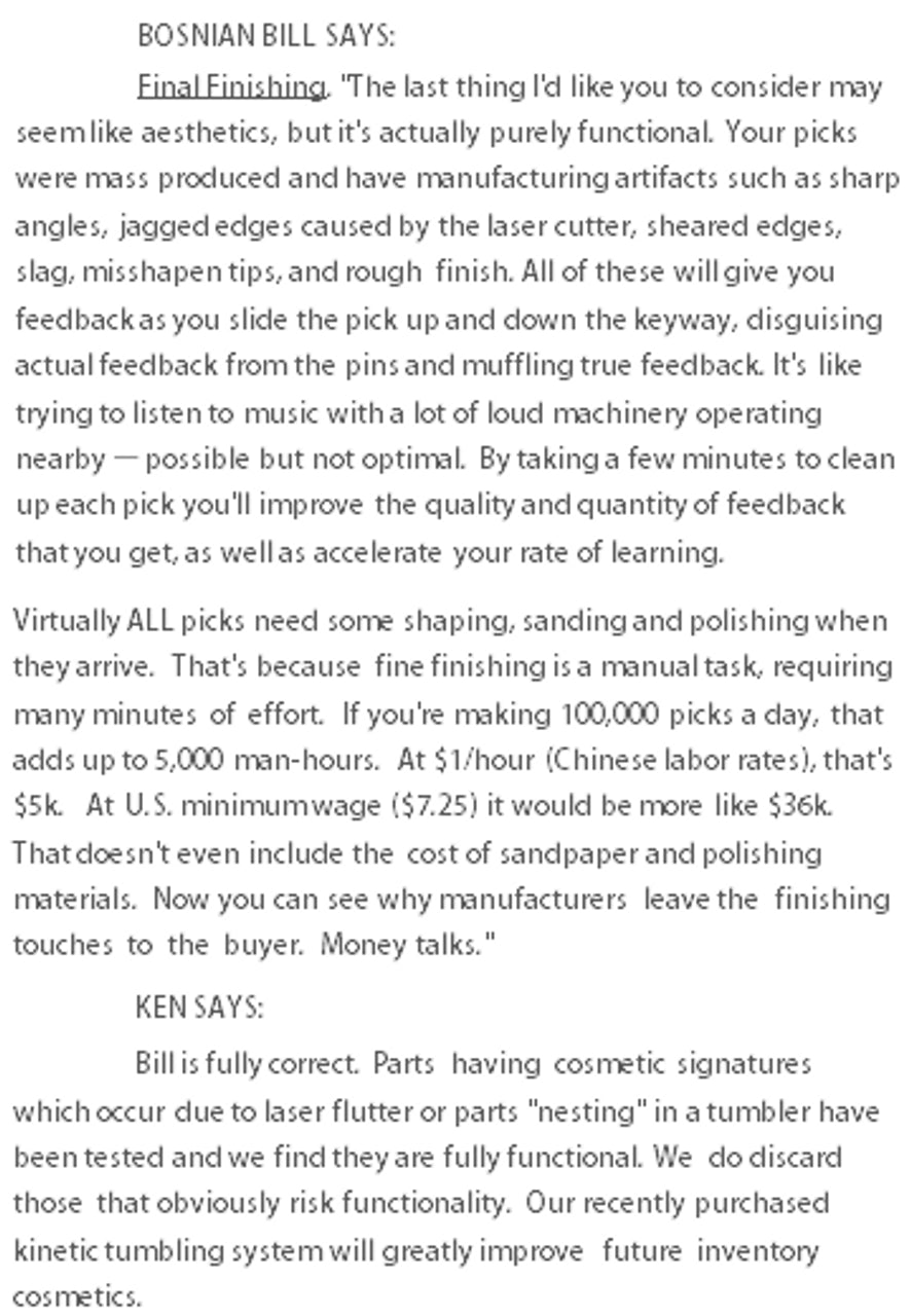 Peterson Lockpick Tools - Bogie 1 - Euro Slender 0.018 | Remote Pro